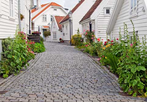 STAVANGER CASAS ANTIGUAS CRUCEROS FIORDOS NORUEGOS